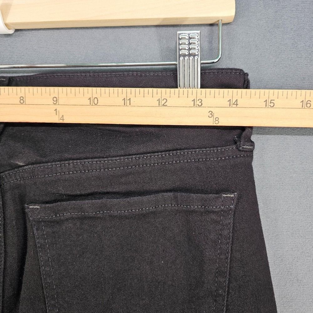 NYDJ Barbara Bootcut Jeans Womens 6 Black Mid Rise Stretch Denim Lift Tuck NEW - Picture 9 of 15